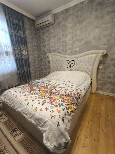 Ev üçün mebel: İşlənmiş, İkinəfərlik çarpayı, Bazalı, Matrassız, Siyirməsiz, Türkiyə — 3