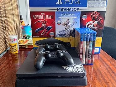 plesteysen: Sony PlayStation 4 (PS4) Slim oyun konsolu – “Меганабор” komplekti PS4 — 2