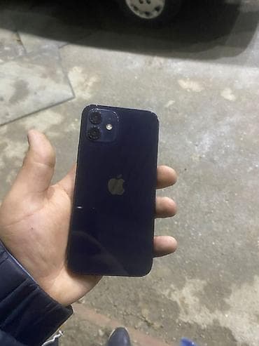 apple 12 ikinci el: IPhone 12, 64 GB, Göy, Face ID — 1