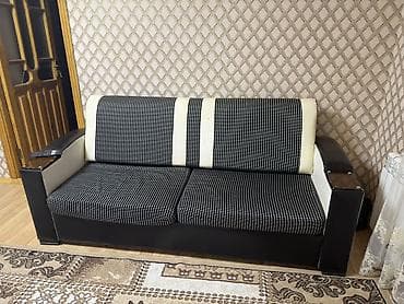 stol ev ucun: Qonaq otağı üçün dəst – 1 divan + 2 kreslo Temirle baqli vacib — 1