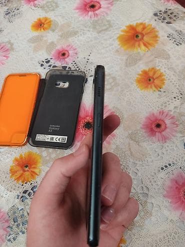 telefon ucuz: Samsung Galaxy A3 2017, 16 GB, rəng - Qara, Barmaq izi — 4