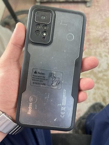 Redmi Note 11 Pro, 64 GB, rəng - Qara, Barmaq izi, Face ID, İki sim kartlı