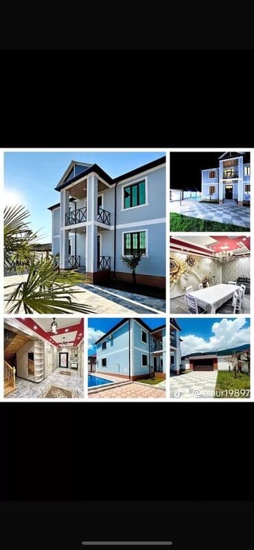 türkanda bağ evi satılır: 300 м², 4 комнаты, С бассейном, Канализация, Комби, Газ — 3