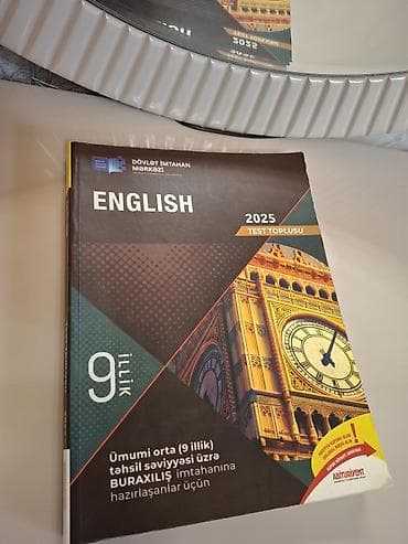 Книги и журналы: Məhsul: “English – 2025 Test Toplusu” (DİM) - 9 illik təhsil səviyyəsi — 1