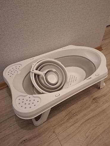 uşaq velosiped satisi: Uşaq üçün qatlanan vanna + qatlanan leğən seti - Material — 1