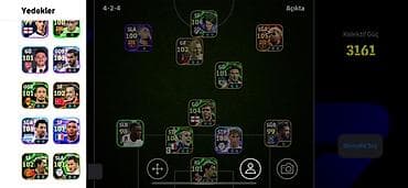 tarix test toplu: EFootball Mobile hesabı – güclü komanda və zəngin kart kolleksiyası — 3