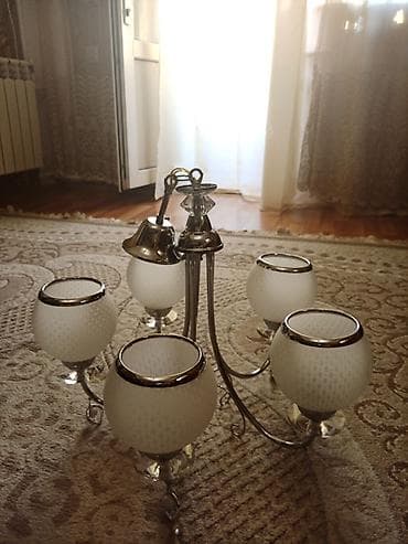 lustur altligi: Çılçıraq, 5 lampa, Metal — 3