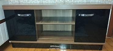 xacmaz mebel: İşlənmiş, Düz TV altlığı, Polkalı, Laminat — 4