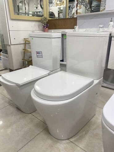duş dəsti: Unitazlar 90 manatdan başdıyan qiymətlərlə ✅ unitazların materialı — 4