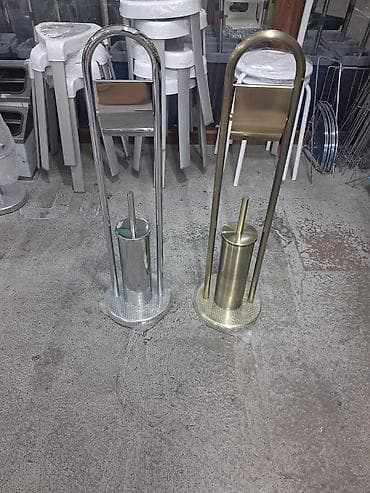 tuvalet: Çoxfunksiyalı sərbəst dayanan tualet aksesuarı stendi - Material — 4