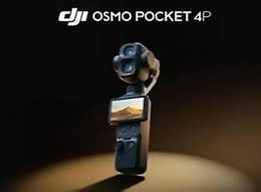 Elektronika: DJI Osmo Pocket 4P – ciblə daşınan 3 oxlu stabilizatorlu kamera — 1