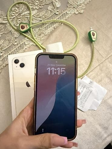 iphone 13 qiymetleri: IPhone 13, 128 GB, Ağ, Face ID — 1