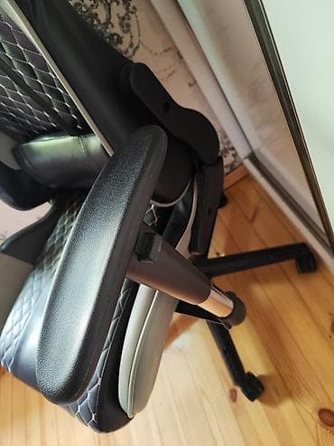 tek divan: Oyun/ofis kreslosu – ergonomik dizayn - Yarış tipli yüksək arxalı — 5