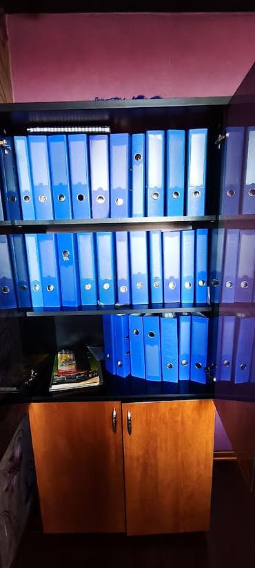 Ofis sənəd dolabı və təşkilatçı komplekti - Material: ağac karkaslı