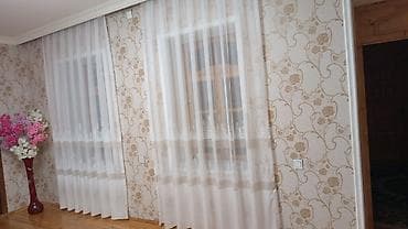 Tül pərdə dəsti - Rəng: krem/şampan tonlarında - Material: nazik