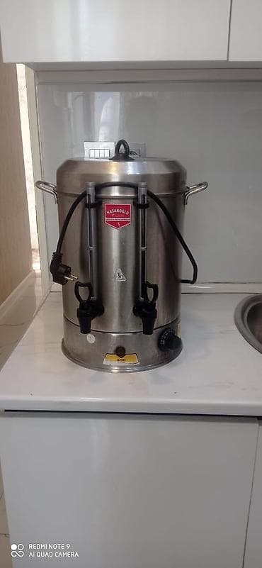 Samovarlar: Hasanoğlu sənaye tipli elektrikli samovar/çay qaynadan - Material — 2