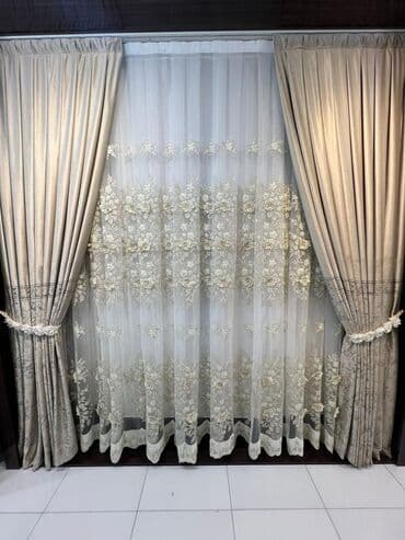 perdə modelləri: Yeni, Pərdə, Rayonlara çatdırılma, Pulsuz çatdırılma — 1