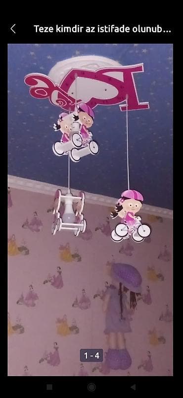 analoq saat: Çılçıraq, 3 lampa, Taxta — 1