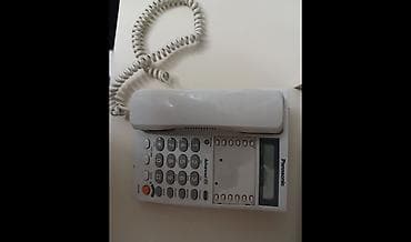 Stasionar telefon Panasonic, Simli, Yeni, Ödənişli çatdırılma lalafo.az -da Stasionar telefon Panasonic, Simli, Yeni, Ödənişli çatdırılma