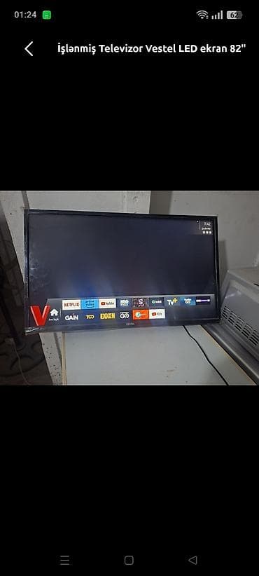 asma ventilyator: Vestel LED Televizor – 82 sm ekran Xüsusiyyətlər: - Smart TV — 1