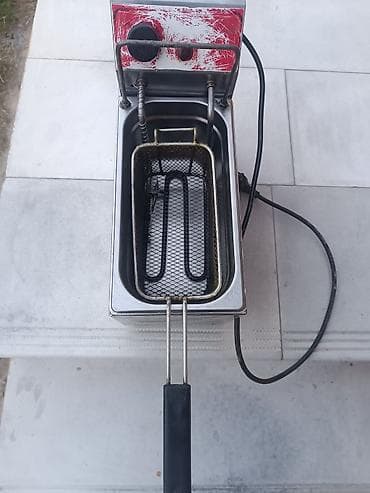 caydan caynik desti: Elektrik fritoz – paslanmayan poladdan korpus və çıxarıla bilən yağ — 2