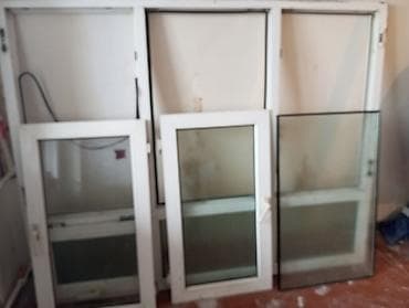 İkiqat şüşə paketi Plastik pəncərə, Еni: 1 sm, Uzunluğu: 1 sm