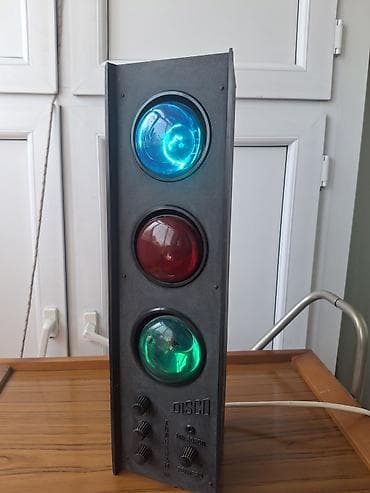 masaüstü işıq: Vintage “DISCO” işıq effekti – səsə reaksiya verən üçrəngli işıq — 2