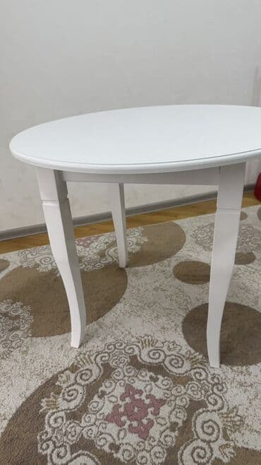 Restoran mebeli: Qonaq masası, Açılmayan, Taxta, Yumru masa — 3