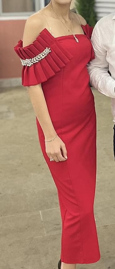 ghost rider 14000: Qadın üçün şıq qırmızı don — 1