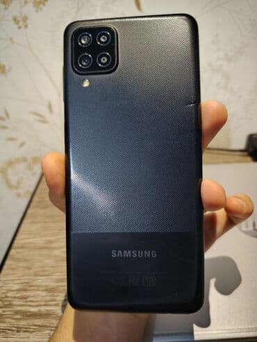 музыкальный центр самсунг: Samsung Galaxy A12, 32 ГБ, цвет - Черный, Отпечаток пальца — 1