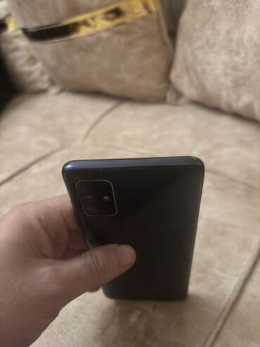 Техника для кухни: Samsung Galaxy A51, 64 ГБ, цвет - Черный, Отпечаток пальца — 7