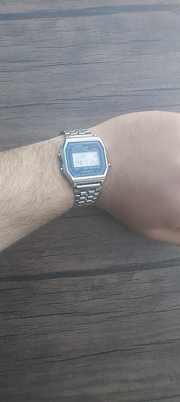 esger saatlari: Qol saatı, Casio, rəng - Gümüşü — 1