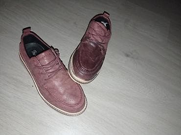 bağlı ayaqqabılar: Kişi ayaqqabısı – broq üslubunda, ipli model. - Rəng: tünd — 1