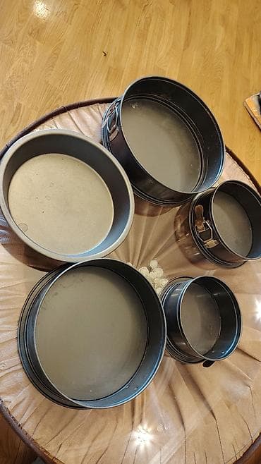 силиконовые формы в баку: Формы для выпечки, цвет - Черный, Металл, Круг — 2