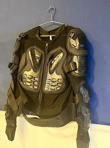 cg motor: Motosiklet üçün tam bədən qoruyucu gödəkçə - Rəng: qara - Material — 2