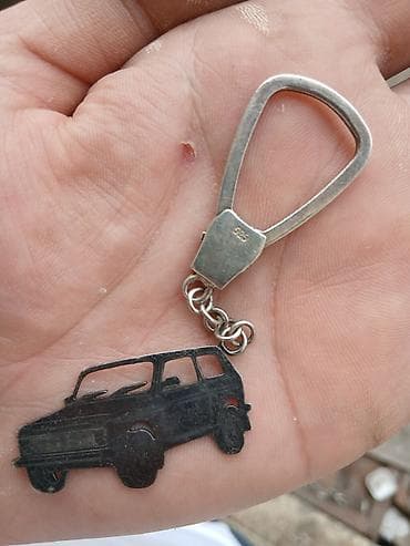 Bijuteriya: 925 prob Avtomobil Niva fiqurlu açarlıq - Material: gümüş 925 - — 3