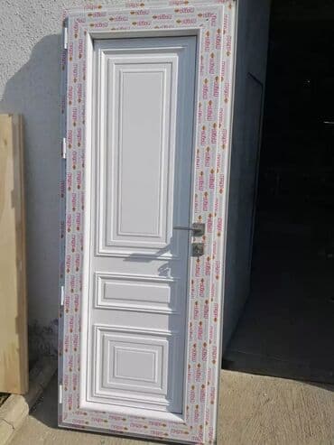 qapı setkaları: Yeni Plastik qapı 80x200 sm Zamok və çərçivə ilə, Zəmanətli, Pulsuz quraşdırma, Pulsuz çatdırılma, Rayonlara çatdırılma — 16