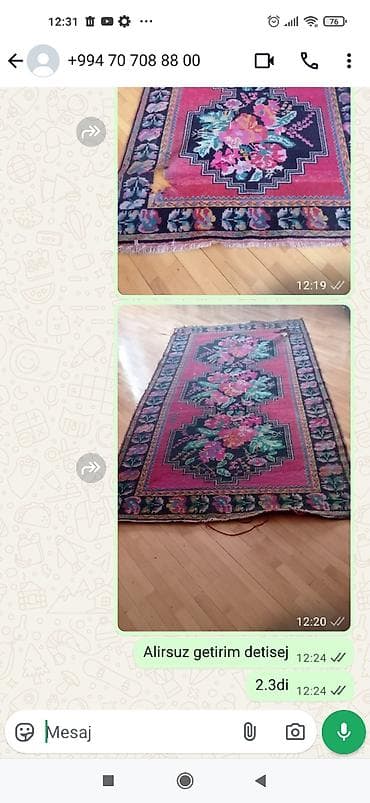 step deke: Məhsul: Yataq dəsti və xalça - Yataq örtüyü: Mavi rəngdə, parlaq — 4