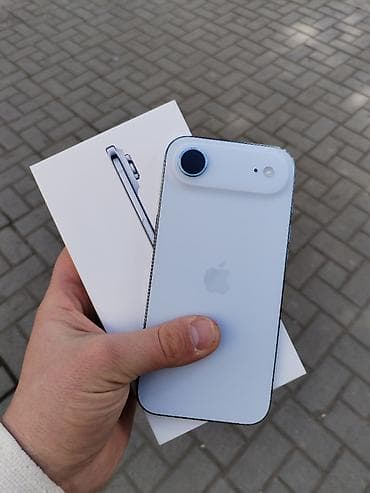 ayfon telefonlari: IPhone Air, 256 GB, White Titanium, Zəmanət, Simsiz şarj, Face ID — 1