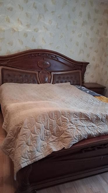 işlənmiş yataq dəsdi: İkinəfərlik çarpayı, Dolab, İşlənmiş — 1