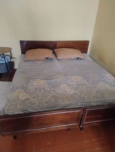 кровать бу: Б/у, Односпальная кровать, Без подьемного механизма, С матрасом, Без выдвижных ящиков — 5