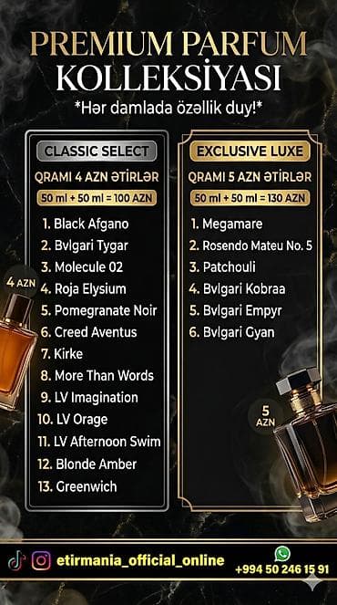 gucci: Etirmania Parfum – Qurban Bayramı kampaniyası - 1 al – 1 hədiyyə: 50 — 5