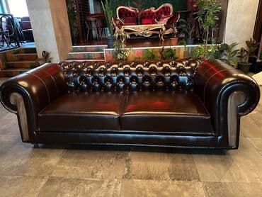 Офисные, игровые кресла: Chester Premium 3 yerlik divan: 💎Chester Premium Divan — 2125 yox — 1