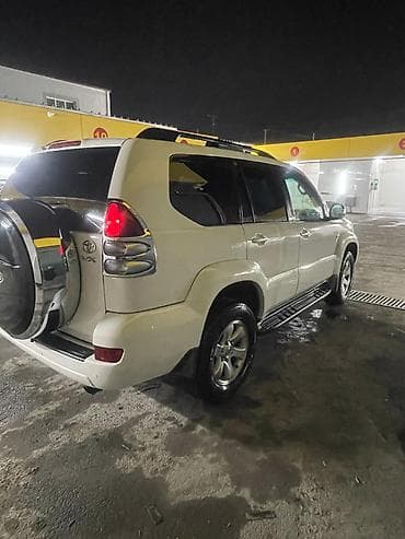 prado teker: Toyota Land Cruiser Prado 120, ağ rəng, 5 qapı SUV. Texniki — 9