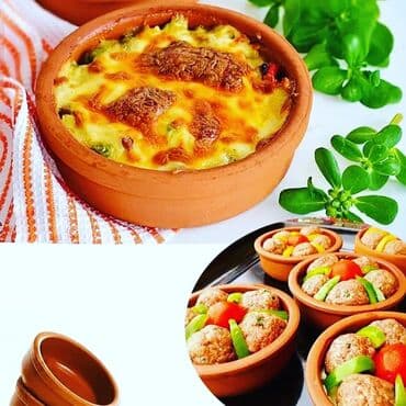 Şirniyyət qəlibləri, rəng - Qəhvəyi, Keramika, Dairəvi, 6