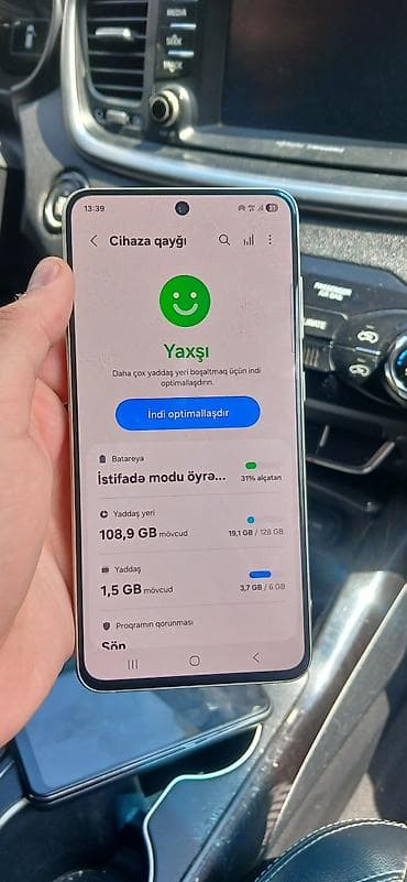 tab s7 fe: Samsung Galaxy S21 FE, 128 GB, rəng - Yaşıl, Simsiz şarj — 7