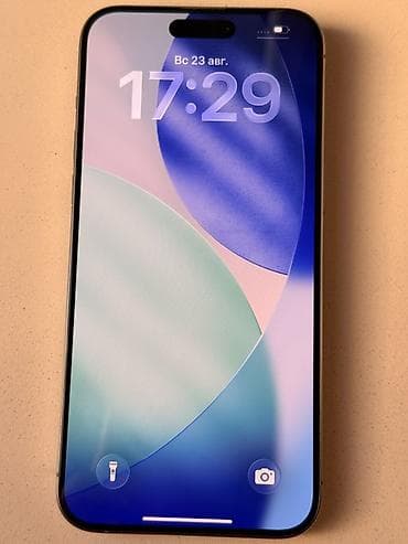ayfon 16 e: IPhone 15 Pro Max, 256 GB, Gümüşü — 1