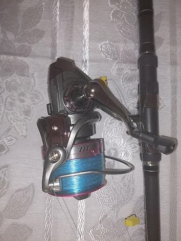 katuşka: Universal balıqçı dəsti – 2 ədəd karbon teleskopik spininq 3.6 m 4 lb — 7