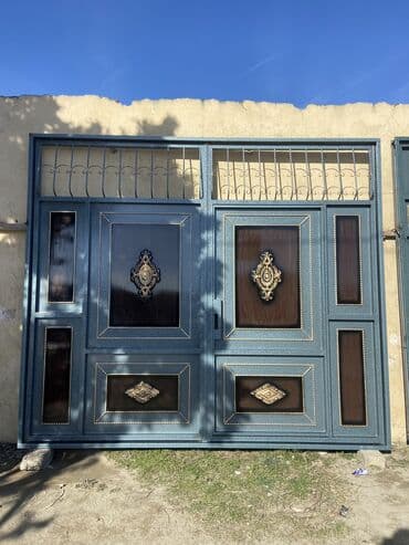 ən ucuz darvazalar: Eni-3 Hündürlük-2.60 Çərçivə-8lik Şveller,List-2.5,Profil — 16