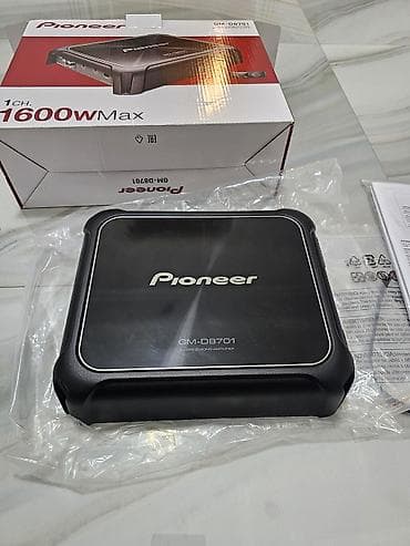 Məişət texnikası: Pioneer GM-D8701 – 1 kanallı Class-D mono avtomobil gücləndiricisi — 2